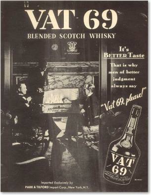 1937 - VAT 69 Scotch Whiskey